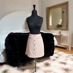 Marc New York - Andrew Marc - Gossamer Pink Mini Skirt - NWT -‎ Size 10